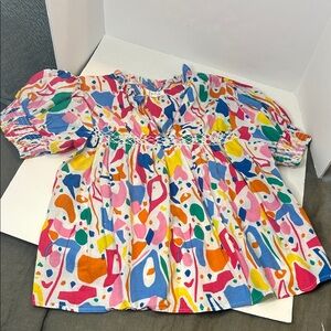 THML multi Colorful Cotton womens Top